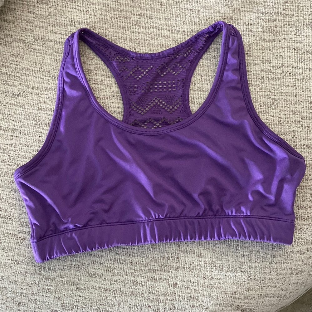 Zyia Purple Bomber Bra